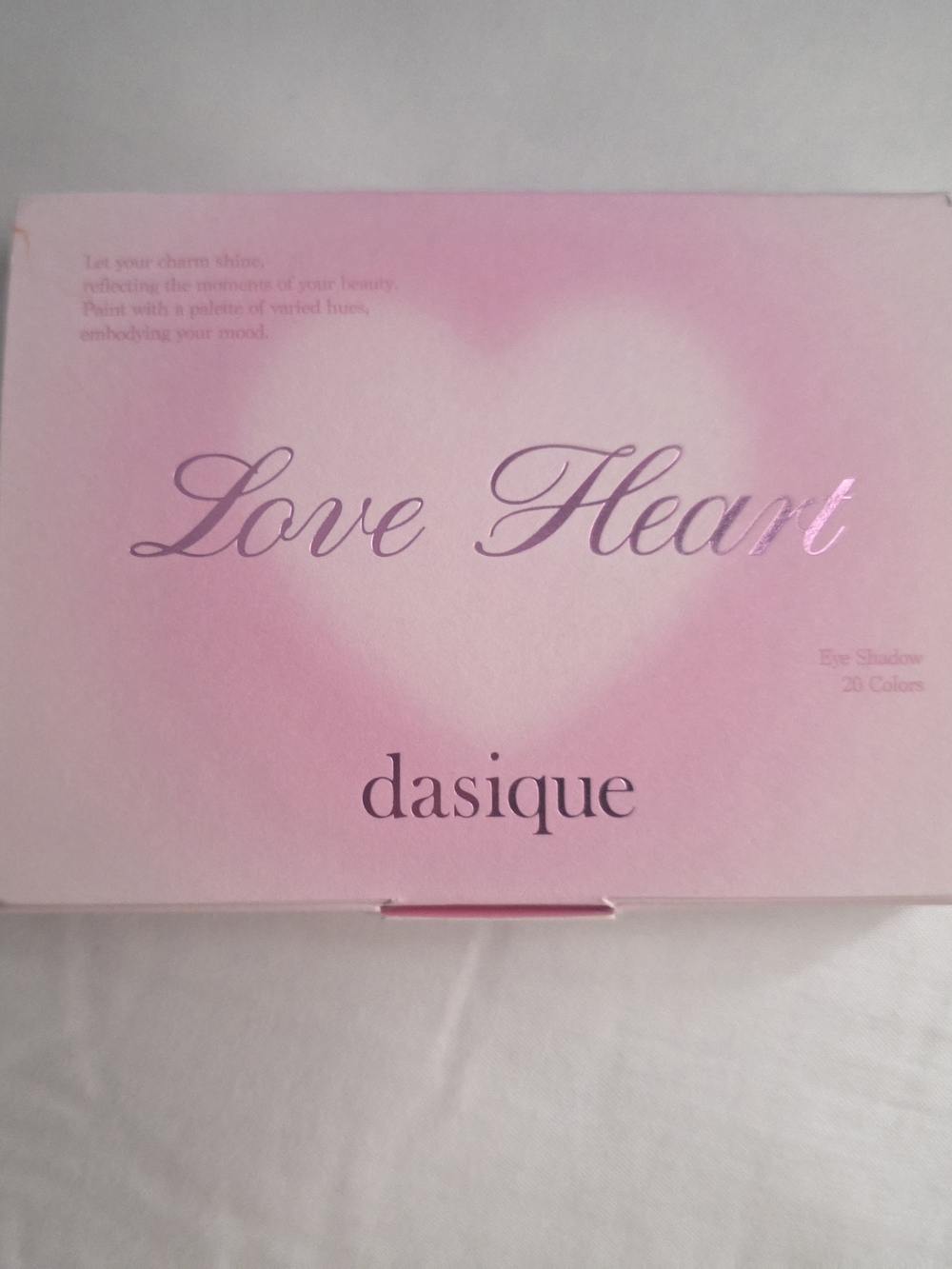 dasique #07 Love Heart Eyeshadow Palette